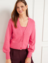 Bishop Sleeve Cardigan