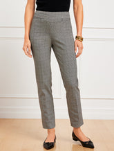 Talbots Chatham Slim Ankle Pants - Glen Plaid