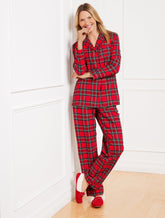 Cotton Flannel Pajama Set - Solstice Plaid