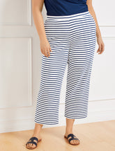 Aqua Club Terry Pant Cover-Up - Stripe
