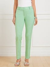 Talbots Hampshire Straight Ankle Pants - Lucetta Glen Plaid