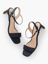 Cayden Nappa Block Heel Sandals