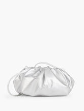 Cinched Nappa Metallic Crossbody Bag