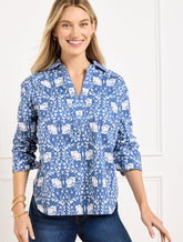 Short Shirt - Intricate Flowers