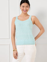 Lace Pointelle Tank