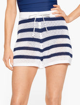 Aqua Club Open-Knit Short Cover-Up