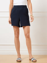 Pull-On Gauze Shorts