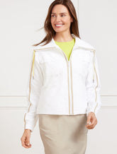 Crinkle Weave Jacket