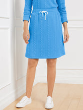 Cable Jacquard Skirt