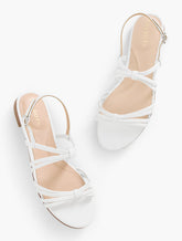 Aria Strappy Nappa Sandals