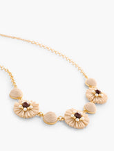 Beaded Raffia Necklace