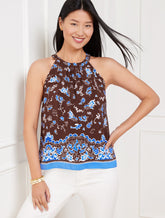 Halter Shell - Splendid Swirls