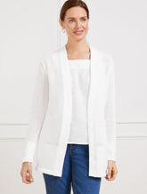 Open Stitch Flyaway Cardigan