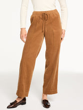 Straight Leg Pull-On Corduroy Pants