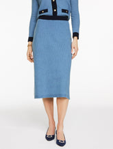 Bouclé Pencil Skirt