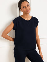 AirKnit Stretch Boxy High-Low Tee