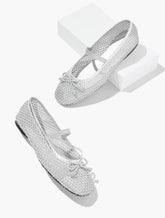 Blaine Soft Sole Mesh Rhinestone Ballet Flats