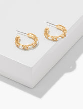 Baguette Hoop Earrings