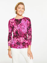 Audrey Cashmere Sweater - Romantic Floral