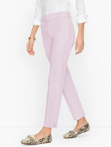 Talbots Chatham Cotton Bi-Stretch Slim Ankle Pants - Solid