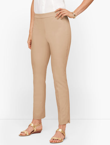 Talbots Chatham Cotton Bi-Stretch Slim Ankle Pants - Curvy Fit