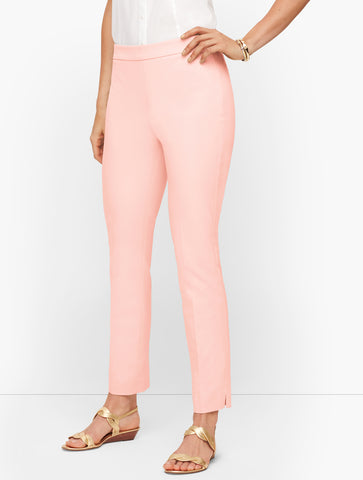 Talbots Chatham Cotton Bi-Stretch Slim Ankle Pants - Curvy Fit