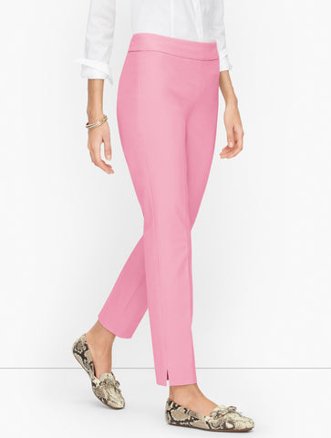 Talbots Chatham Cotton Bi-Stretch Slim Ankle Pants - Curvy Fit