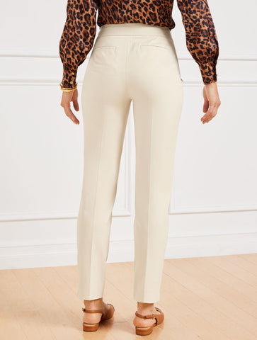 Talbots Chatham Cotton Bi-Stretch Slim Ankle Pants - Curvy Fit