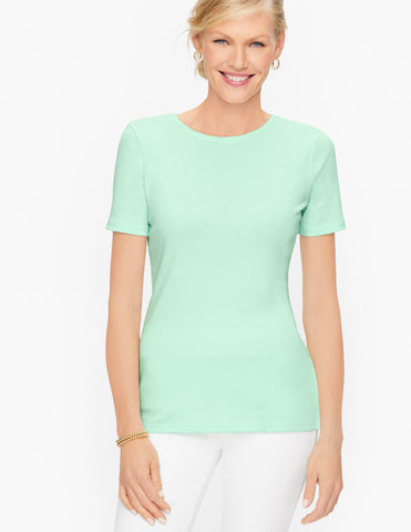 Pima Cotton Crewneck Tee