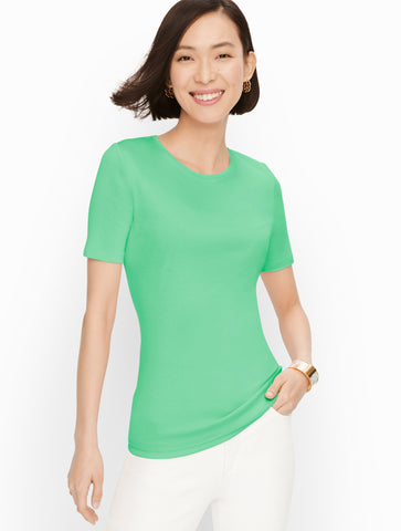 Pima Cotton Crewneck Tee