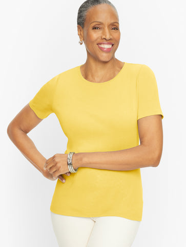 Pima Cotton Crewneck Tee