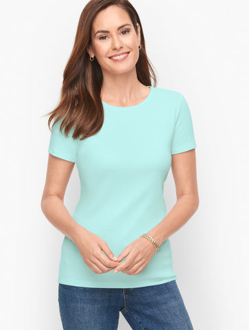 Pima Cotton Crewneck Tee