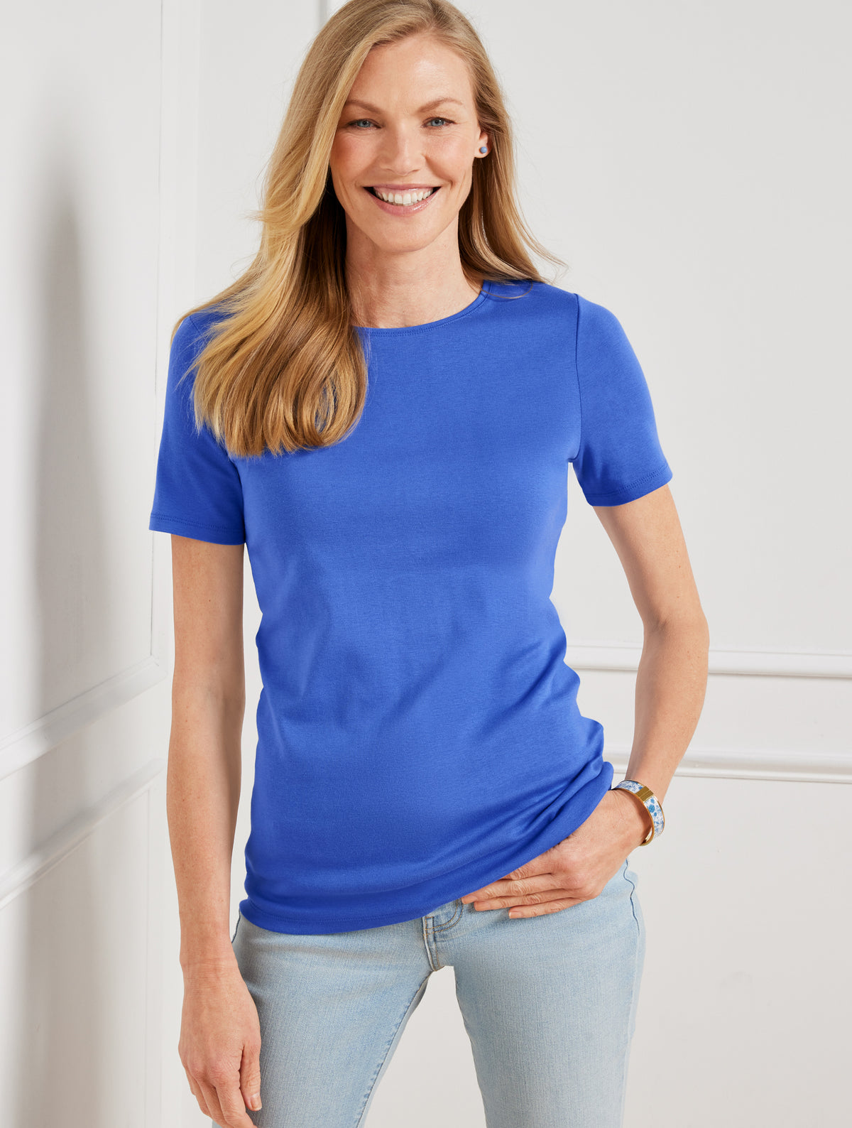 Pima Cotton Crewneck Tee