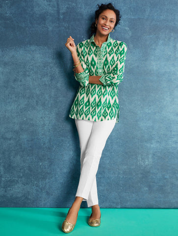 Blair Cap Toe Metallic Nappa Ballet Flats