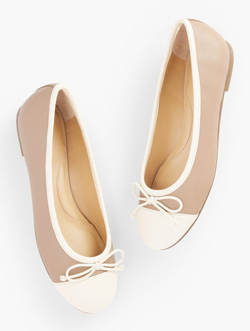 Blair Cap Toe Soft Nappa Ballet Flats