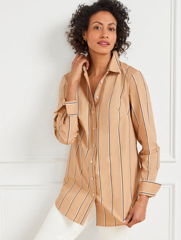 Boyfriend Shirt - Weekend Stripe