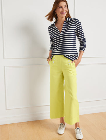 Wide Leg Sailor Pants