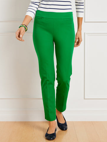 Talbots Chatham Cotton Bi-Stretch Slim Ankle Pants