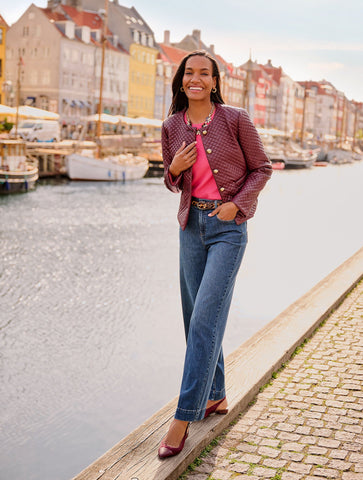 Edison Suede Nappa Slingback Flats