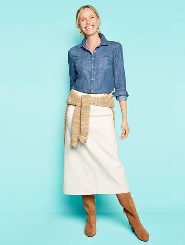 Denim Modern Classic Shirt - Marin Wash