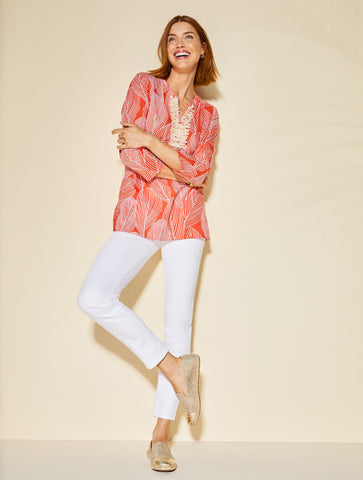 Embellished Palm Tunic