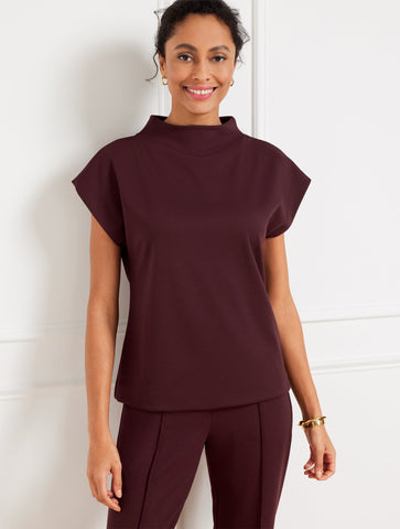 Passport Ponte Funnel Neck Pullover