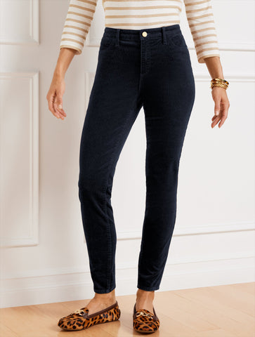 Stretch Corduroy Jeggings - Solids - Curvy Fit