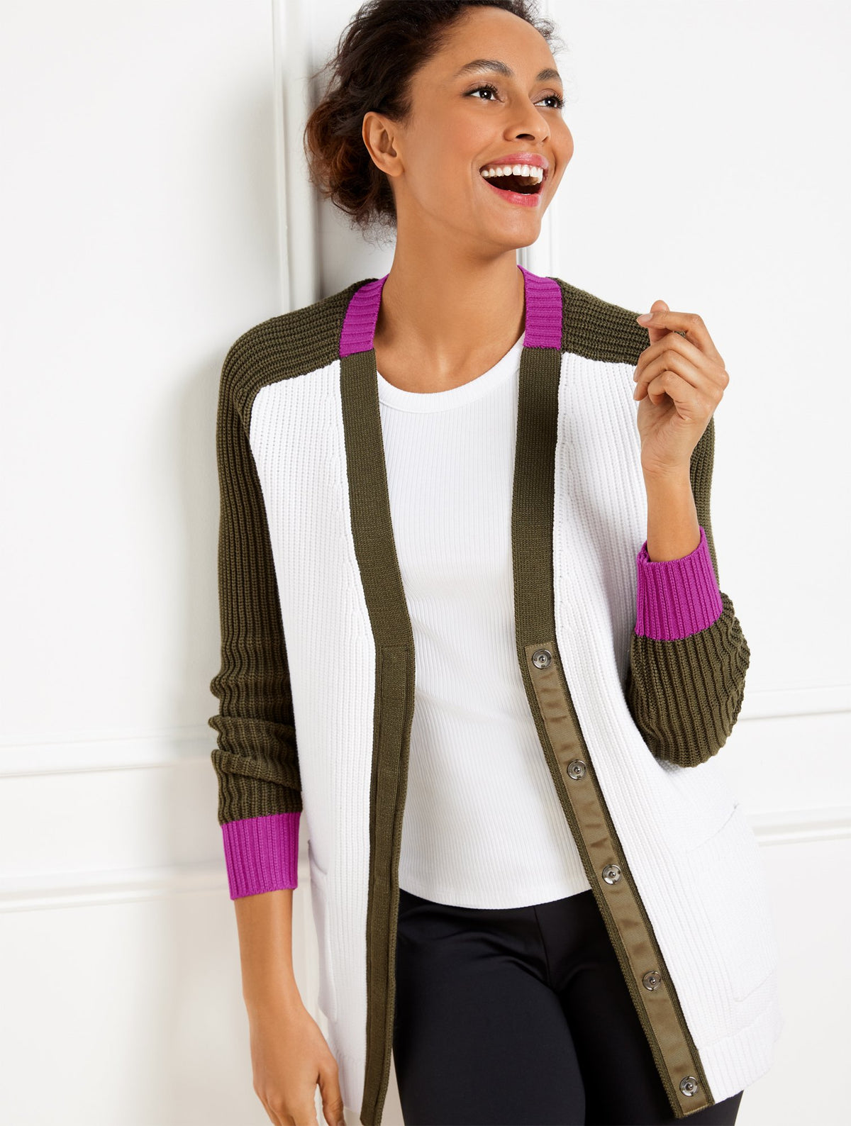 Colorblock Cardigan