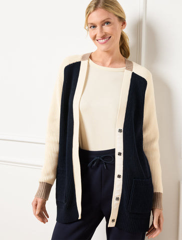 Colorblock Cardigan