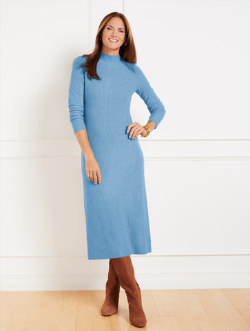 Mockneck Sweater Dress