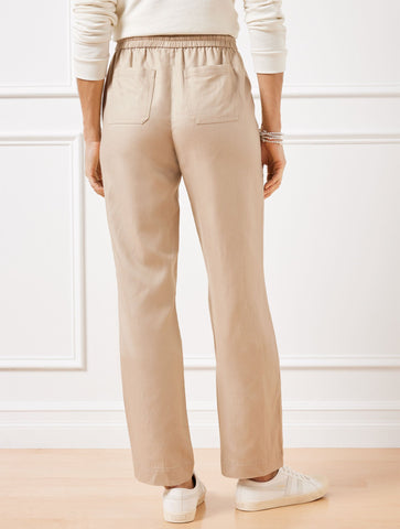Straight Leg Drawstring Pants