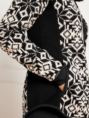 Cozy Fleeceback Jacket - Snowflake