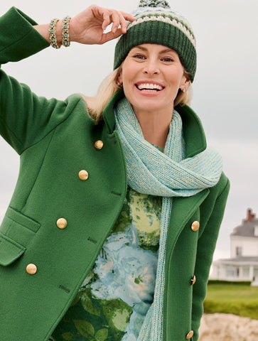 Audrey Cashmere Sweater - Abstract Floral