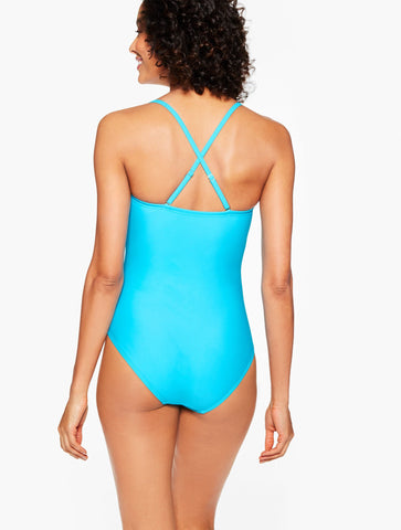 Aqua Club Bandeau One-Piece Swimsuit